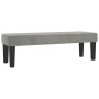 Cama box spring con colchón terciopelo gris claro 140x190 cm de , Camas y somieres - Ref: Foro24-3137779, Precio: 545,17 €, D...