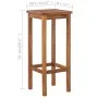 Solid acacia wood 3-piece bar table and chairs set by vidaXL, Garden sets - Ref: Foro24-44008, Price: 280,22 €, Discount: %