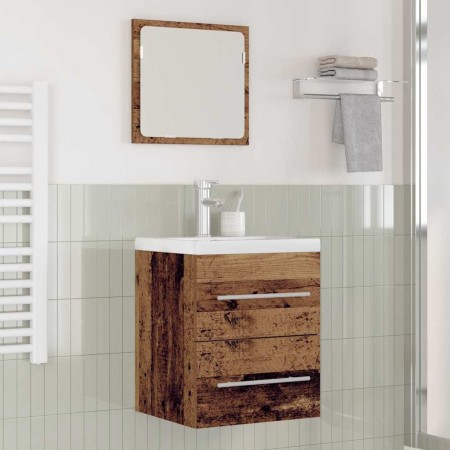 Gabinete de Lavabo para Baño con cajón Marrón 42 x 39 x 52 cm en Tocadores de baño | Comprar online en Foro24