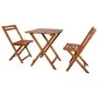 Folding bistro table and chairs 3 pieces solid acacia wood by vidaXL, Garden sets - Ref: Foro24-44015, Price: 113,93 €, Disco...