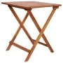 Folding bistro table and chairs 3 pieces solid acacia wood by vidaXL, Garden sets - Ref: Foro24-44015, Price: 113,93 €, Disco...