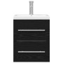 Gabinete de Lavabo para Baño Roble Negro 41 x 38,5 x 48 cm en Tocadores de baño | Comprar online en Foro24