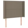 Box spring bed with mattress and LED lights taupe gray fabric 90x190 cm by , Beds and slatted bases - Ref: Foro24-3138201, Pr...