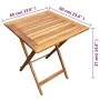 Folding bistro table and chairs 3 pieces solid acacia wood by vidaXL, Garden sets - Ref: Foro24-44015, Price: 113,93 €, Disco...
