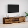 Gabinete de TV con LEDs Madera envejecida 162 x 34 x 40 cm en Muebles TV | Comprar online en Foro24