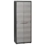 Gartenschrank mit 3 Regalen in Schwarz und Grau von vidaXL, Schließfächer und Lagerschränke - Ref: Foro24-43703, Preis: 161,7...