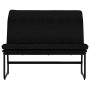 Banco de tela negro 100x75x76 cm en Bancos | Comprar online en Foro24