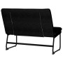 Banco de tela negro 100x75x76 cm en Bancos | Comprar online en Foro24