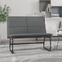 Banco de cuero sintético gris 100x75x76 cm en Bancos | Comprar online en Foro24
