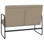 Banco de cuero sintético color capuchino 100x64x80 cm en Bancos | Comprar online en Foro24