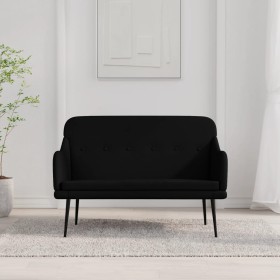Banco de tela negro 110x76x80 cm en Bancos | Comprar online en Foro24