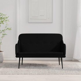 Banco de tela negro 110x76x80 cm en Bancos | Comprar online en Foro24