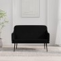 Banco de tela negro 110x76x80 cm en Bancos | Comprar online en Foro24