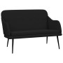 Banco de tela negro 110x76x80 cm en Bancos | Comprar online en Foro24