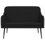 Banco de tela negro 110x76x80 cm en Bancos | Comprar online en Foro24