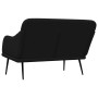Banco de tela negro 110x76x80 cm en Bancos | Comprar online en Foro24