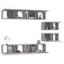 Set de muebles para TV 6 pzas madera contrachapada gris Sonoma
