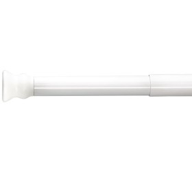 RIDDER Barra de cortina de ducha telescópica 70-115 cm blanca