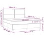 Cama box spring con colchón tela gris claro 160x200 cm de , Camas y somieres - Ref: Foro24-3141705, Precio: 538,73 €, Descuen...