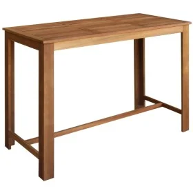 Solid acacia wood bar table 150x70x105 cm by vidaXL, Kitchen and dining tables - Ref: Foro24-246665, Price: 212,67 €, Discoun...