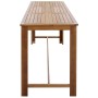 Bartisch aus massivem Akazienholz, 150 x 70 x 105 cm von vidaXL, Küchen- und Esstische - Ref: Foro24-246665, Preis: 223,93 €,...