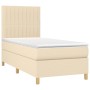 Boxspringbett mit cremefarbener Stoffmatratze 80x200 cm von , Betten und Lattenroste - Ref: Foro24-3142454, Preis: 330,15 €, ...