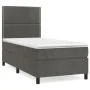 Box spring bed with dark gray velvet mattress 80x200 cm by , Beds and slatted bases - Ref: Foro24-3142930, Price: 310,62 €, D...
