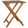 3-teiliger klappbarer Bistrotisch und Stühle mit Massivholzkissen von vidaXL, Gartensets - Ref: Foro24-44014, Preis: 159,55 €...