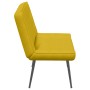 Banco de terciopelo amarillo 110x74x84 cm en Bancos | Comprar online en Foro24