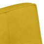 Banco de terciopelo amarillo 110x74x84 cm en Bancos | Comprar online en Foro24