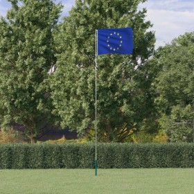 Mástil y bandera de Europa aluminio 5,55 m