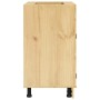 Armario con cajón Miel 60 x 46 x 81,5 cm Madera de pino macizo en Armarios de cocina | Comprar online en Foro24