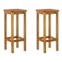 Garden table and high stools 3 pcs solid acacia wood by , Garden sets - Ref: Foro24-3154384, Price: 181,31 €, Discount: %