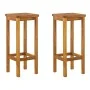 Gartentisch und Hochhocker 3 Stück aus massivem Akazienholz von , Gartensets - Ref: Foro24-3154384, Preis: 160,48 €, Rabatt: %