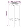 Gartentisch und Hochhocker 3 Stück aus massivem Akazienholz von , Gartensets - Ref: Foro24-3154384, Preis: 181,31 €, Rabatt: %