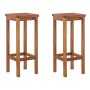 Gartentisch und Hochhocker 3 Stück aus massivem Akazienholz von , Gartensets - Ref: Foro24-3154386, Preis: 219,26 €, Rabatt: %