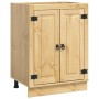 Armario con puerta Miel 60 x 46 x 81,5 cm Madera de pino macizo en Armarios de cocina | Comprar online en Foro24
