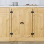 Armario con puerta Miel 60 x 46 x 81,5 cm Madera de pino macizo en Armarios de cocina | Comprar online en Foro24