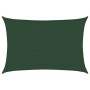 Toldo de vela verde oscuro HDPE 160 g/m² 3,5x4,5 m