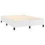 Box spring bed with white synthetic leather mattress 140x200cm by , Beds and slatted bases - Ref: Foro24-3142786, Price: 497,...