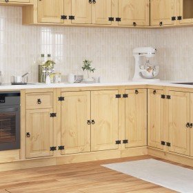 Armario con puerta Miel 80 x 46 x 81,5 cm Madera de pino macizo en Armarios de cocina | Comprar online en Foro24