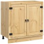 Armario con puerta Miel 80 x 46 x 81,5 cm Madera de pino macizo en Armarios de cocina | Comprar online en Foro24