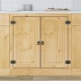 Armario con puerta Miel 80 x 46 x 81,5 cm Madera de pino macizo en Armarios de cocina | Comprar online en Foro24