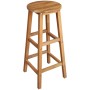 7-teiliges Bartisch- und Hocker-Set aus massivem Akazienholz von vidaXL, Möbelsets für Küchen und Esszimmer - Ref: Foro24-246...