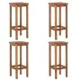 Hoher Gartentisch und Hocker, 5 Stück, massives Akazienholz von , Gartensets - Ref: Foro24-3154392, Preis: 412,91 €, Rabatt: %