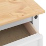 Mesa Auxiliar con cajón 50 x 50 x 50 cm Madera de pino macizo en Mesas auxiliares | Comprar online en Foro24