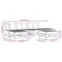 Gartenmöbel-Set 6-teilig aus imprägniertem Kiefernholz von , Gartensets - Ref: Foro24-3186311, Preis: 316,03 €, Rabatt: %