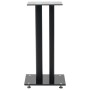Speaker supports tempered glass design 2 pillars black 2 pcs by vidaXL, Speaker stands - Ref: Foro24-50673, Price: 92,25 €, D...