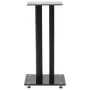 Speaker supports tempered glass design 2 pillars black 2 pcs by vidaXL, Speaker stands - Ref: Foro24-50673, Price: 90,06 €, D...