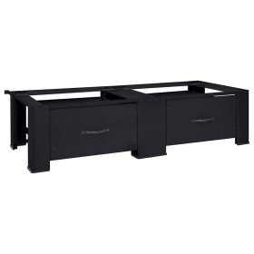 Pedestal para Lavadora 2 pcs Negro 64 x 55 x 32.5 cm Acero en Accesorios para lavadoras y secadoras | Comprar online en Foro24
